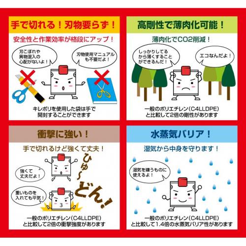 キレポリ(TM) 易カット性フィルム