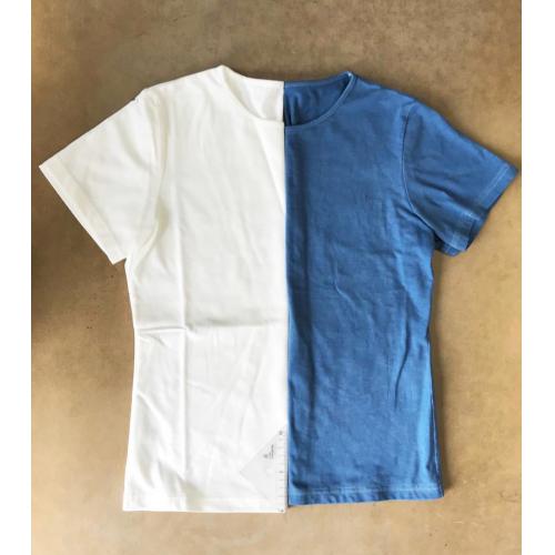 産地内連携で婦人藍染Tシャツ