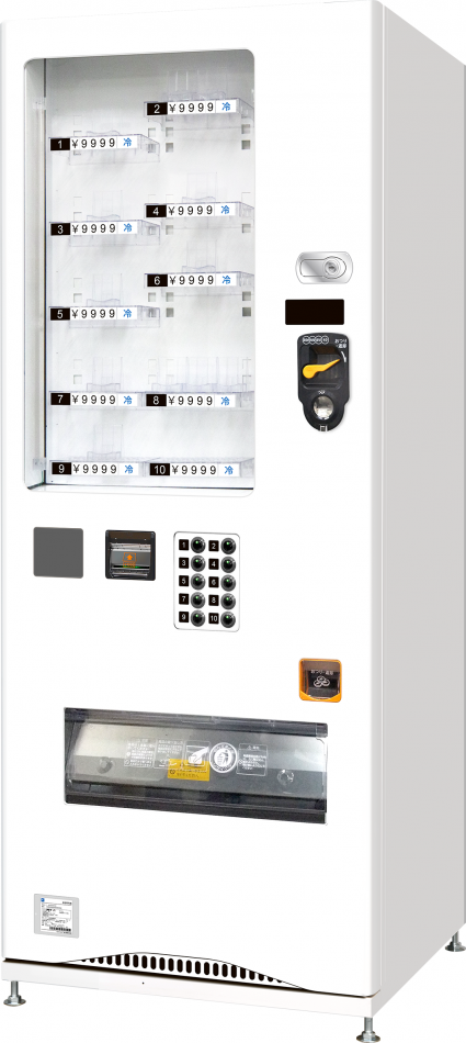 物品自動販売機　食品自動販売機　物品自動販売機　マルチラック搭載　常温販売