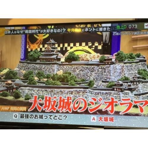 お城のジオラマ模型　テレビ局や各種イベントに貸出し・レンタル(即日貸出し可)