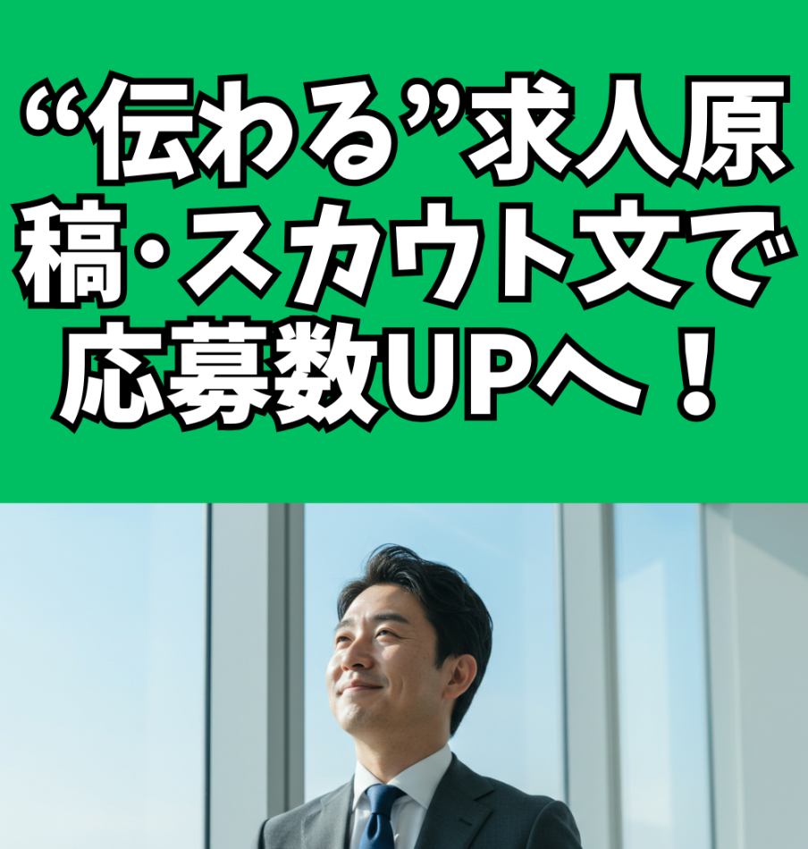 【無料診断あり】ジョブメドレー対応｜医療･介護･福祉職の求人作成＆スカウト文改善