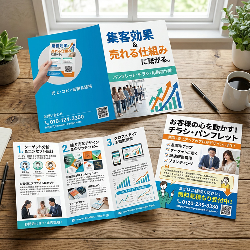 カタログ、パンフレットデザイン制作