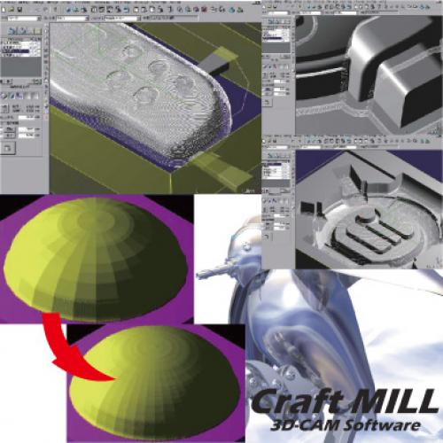 簡単操作で、高精度な3DCAM CraftMILL