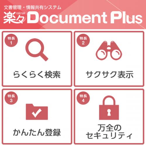 文書管理・情報共有システム「楽々Document Plus」