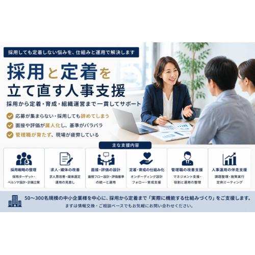 中小企業向け 採用・定着改善支援