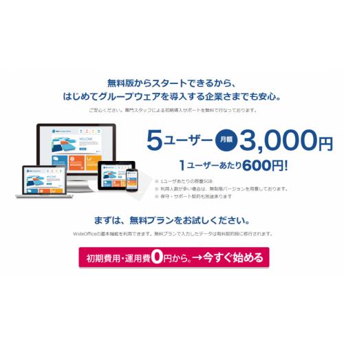 経営者も社員も満足する高機能グループウェア「WideOffice」