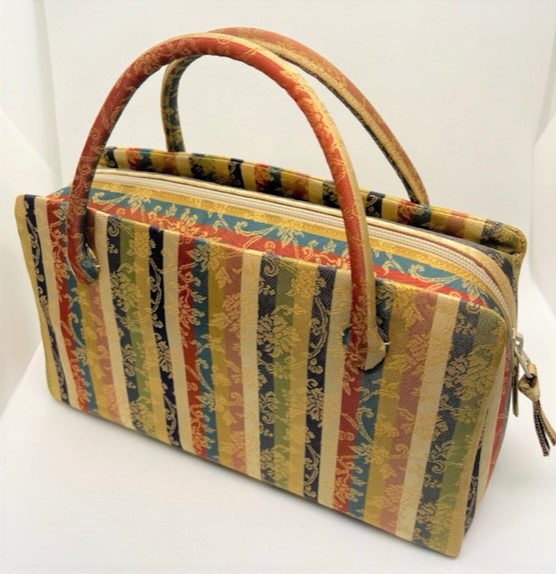 【裂地ハンドバッグ製造卸　プレジール】利休バッグ
