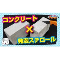 【実験】発泡スチロール入り面白コンクリートブロック作ってみた。