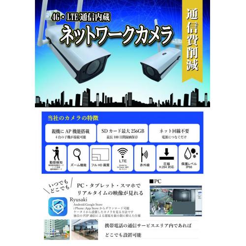 LTE通信&Wi-Fiルーター内蔵&SDカード保存一体化