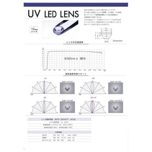 LED用ガラスレンズ(10mm)