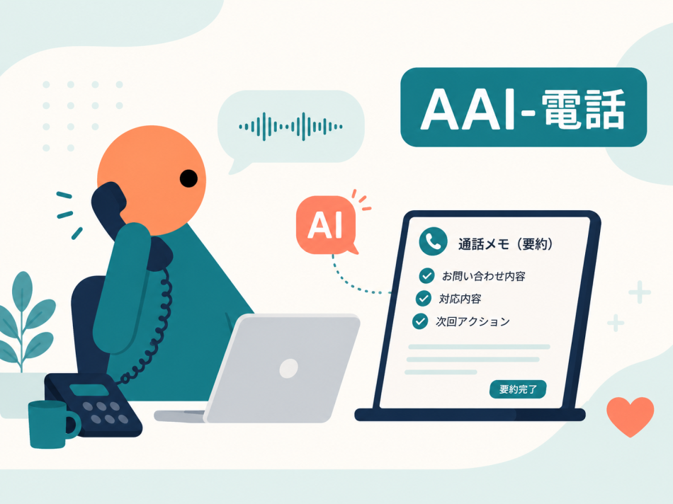 AI-電話とシステムの連携