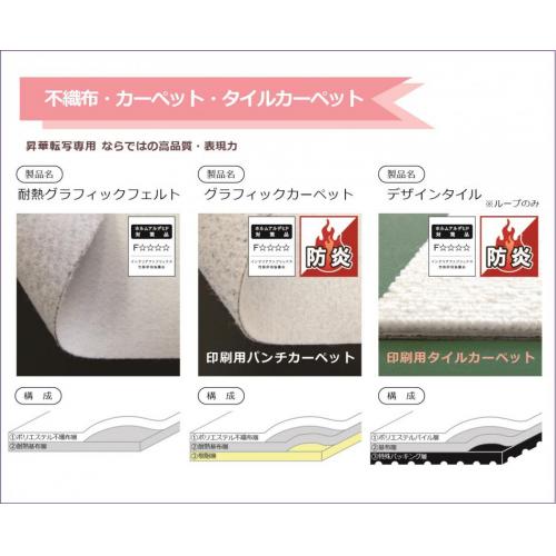 これまでにない仕上がり!!昇華転写専用ならではの高品質・表現力(再現力)