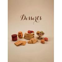 Wooden Play Food Set / Dinner