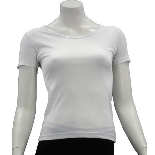 ナノミックス・レディスラウンドネック半袖Tシャツ