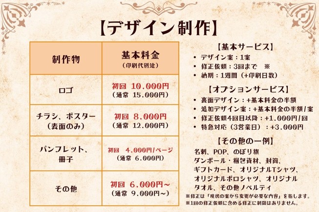 小規模店舗向けチラシ・ポスター制作｜原稿未整理でも印刷・配送まで対応