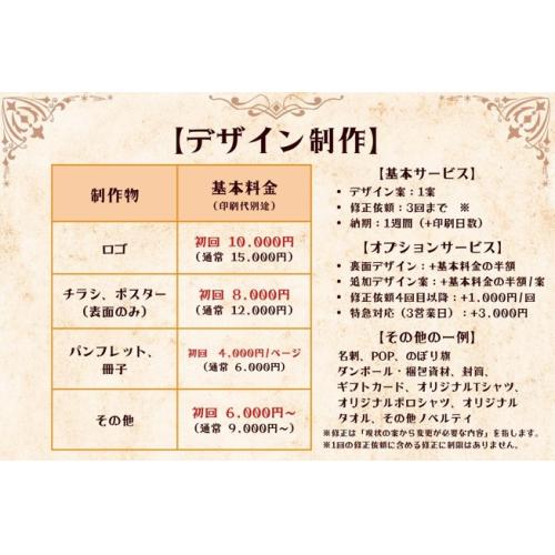 小規模店舗向けチラシ・ポスター制作｜原稿未整理でも印刷・配送まで対応