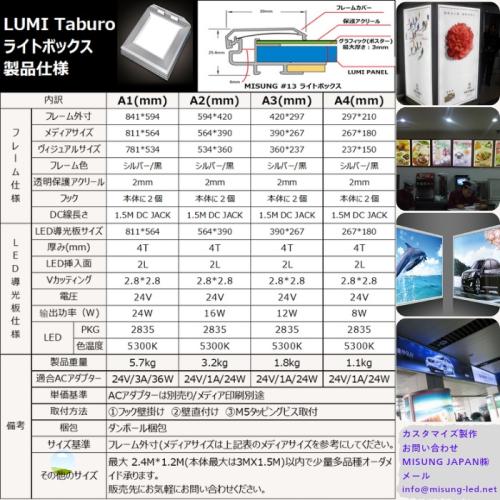 LUMIライトボックス