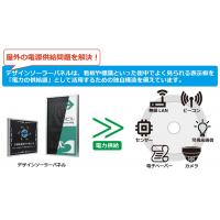 太陽電池を搭載した屋外用LED避難標識「デザインソーラーパネル」