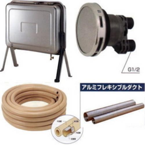 札場産業|灯油タンク・鉄アルミフレキダクト、風呂用ツインホース一口循環金具の販売