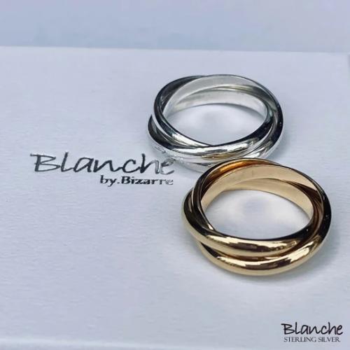 Blanche(ブランシュ)Charme (シャルム)3連リング BR010