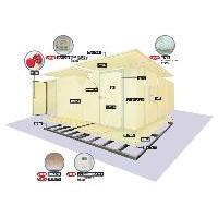 プレハブ冷凍冷蔵庫の設計施工（一級建築士事務所）